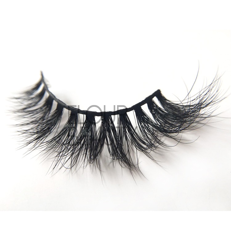Luruxry 3D mink fur lashes with OEM package EJ44